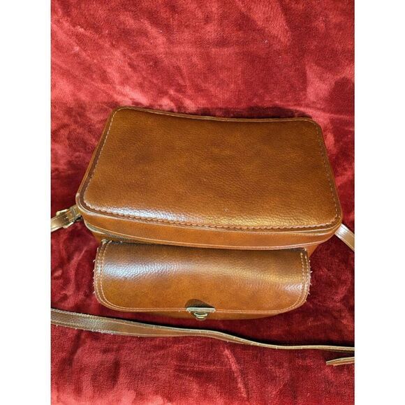 Vintage made in America leather camera bag. In good condition - Picture 4 of 8